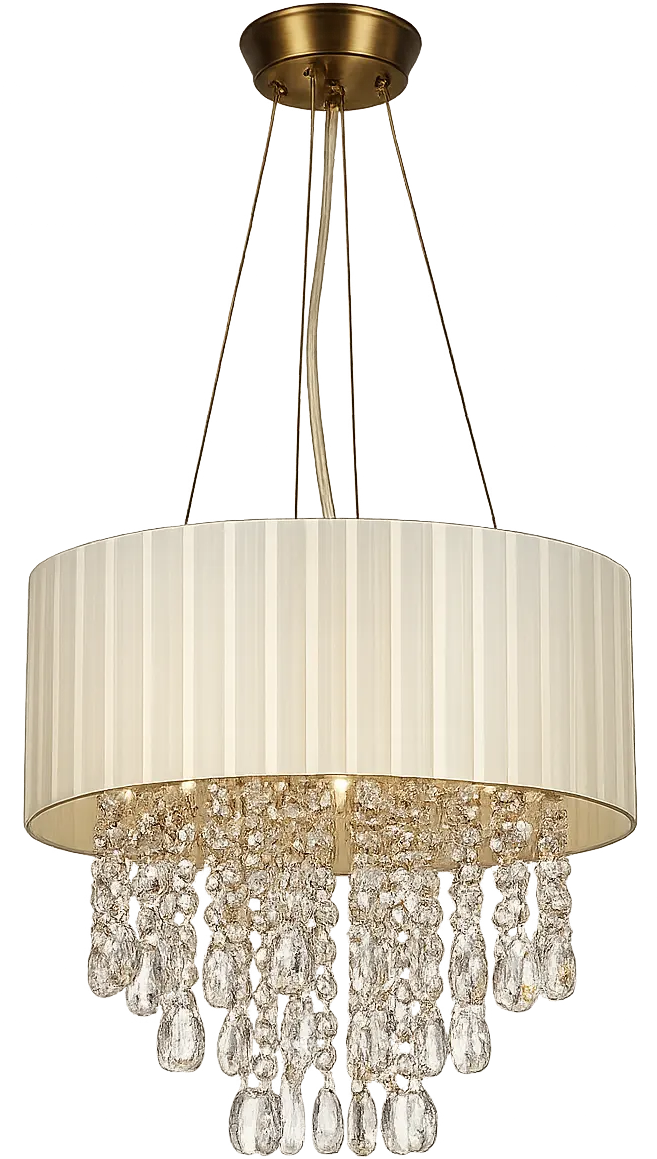 Modern drum chandelier