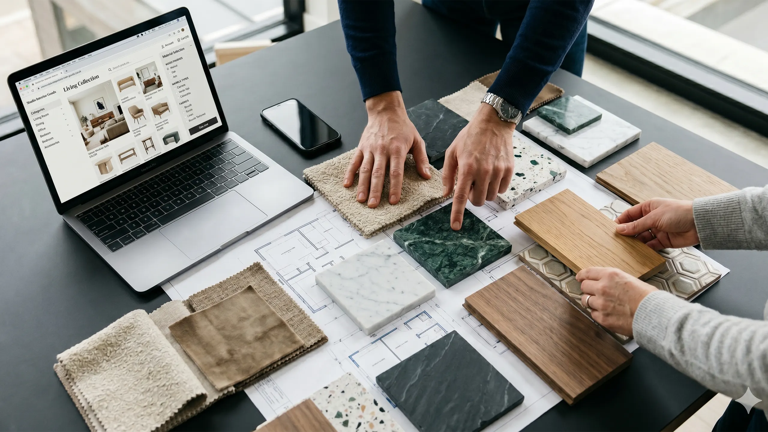 Procurement & Scheduling – Sourcing premium materials and furnishings, including Selection of furniture and decor.