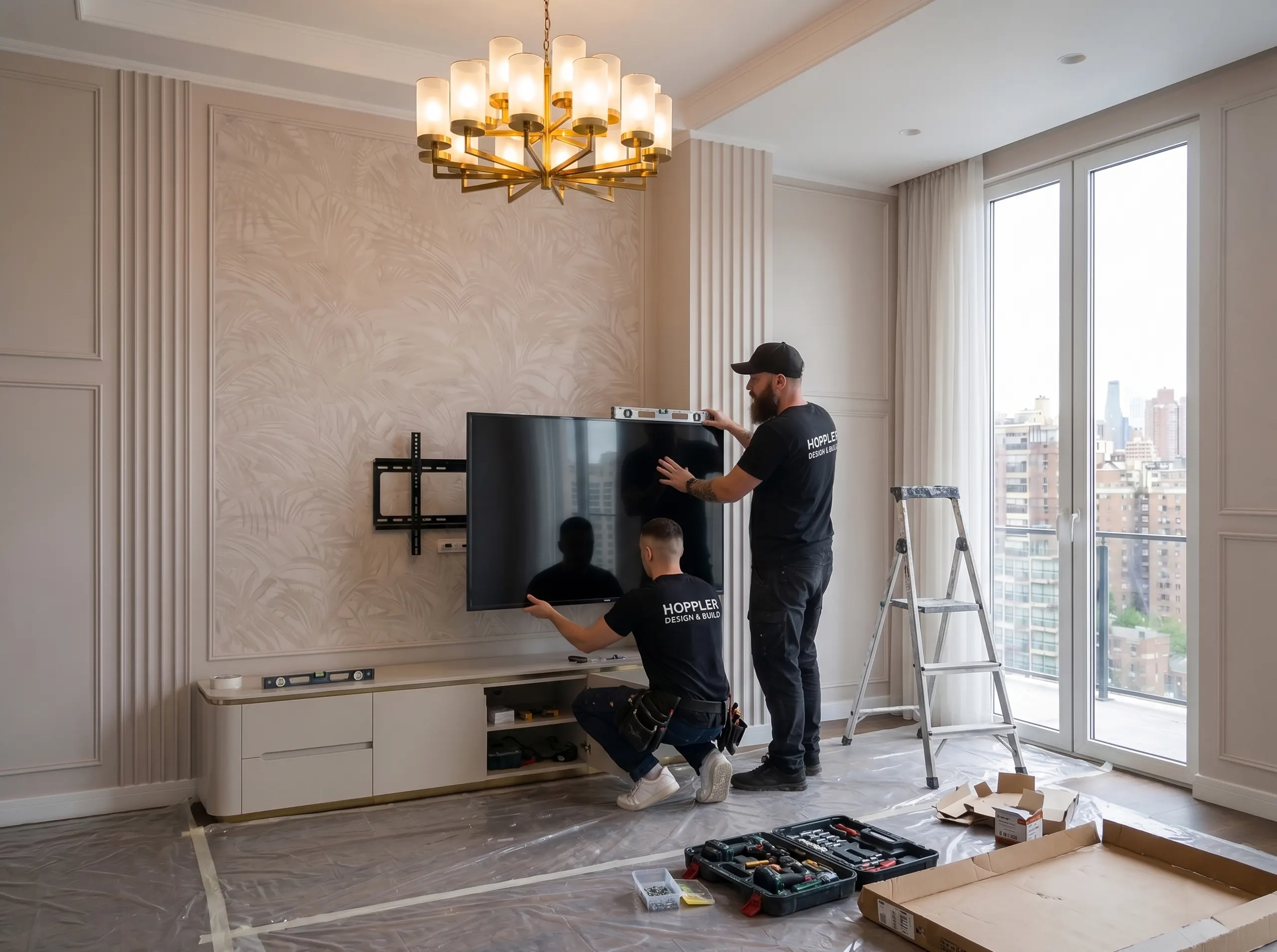 White-glove delivery and perfect finishing touches