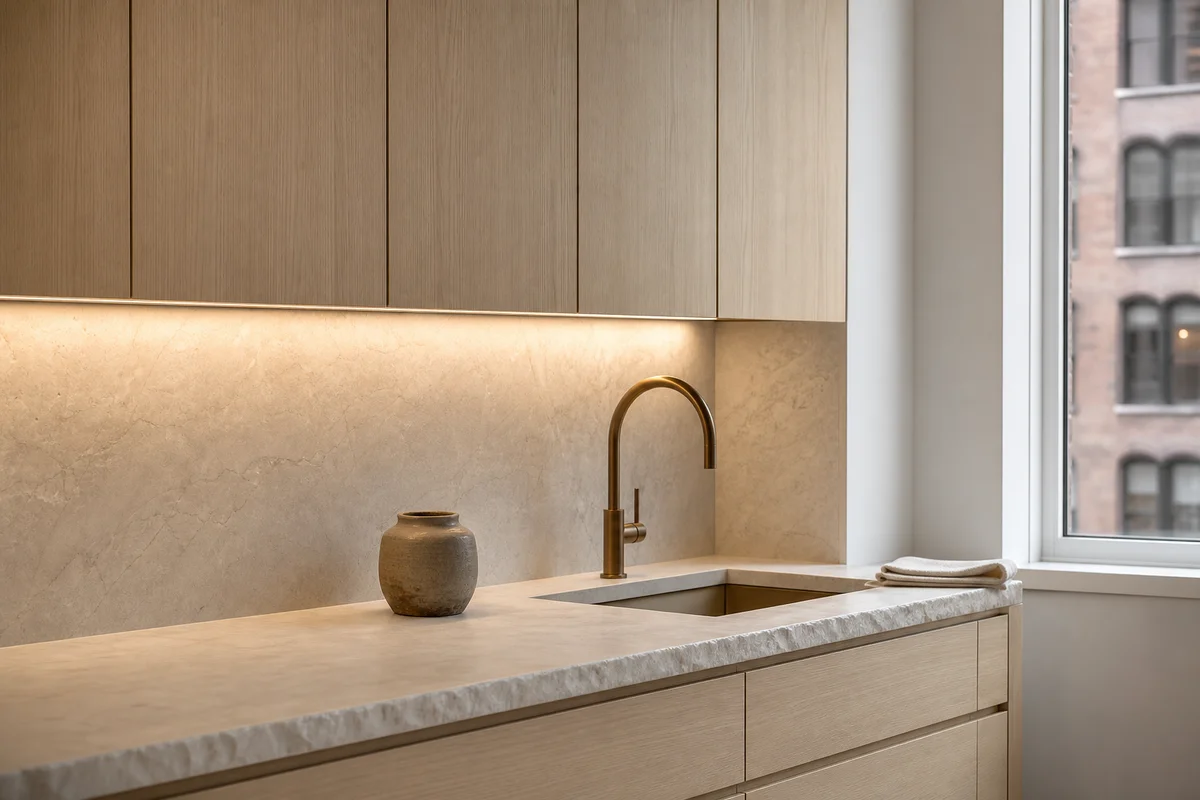 japandi kitchen detail